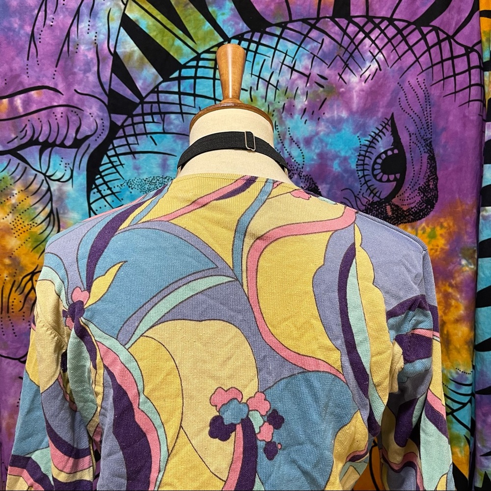 π Amazing pastel Vintage art sweater - Picture 6 of 11